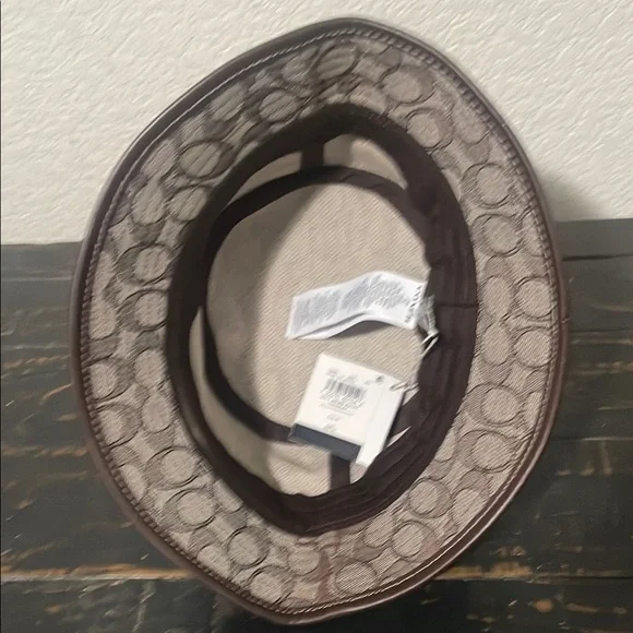 Coach Brown Signature Bucket Hat - Picture 3 of 3